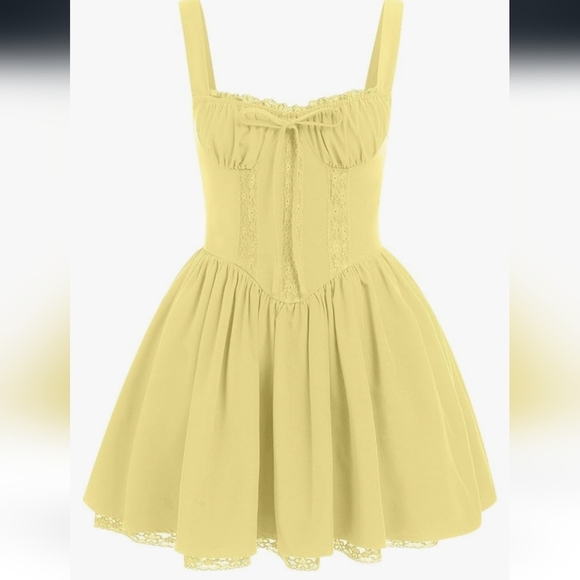 Yellow Corset Sundress - Picture 2 of 16